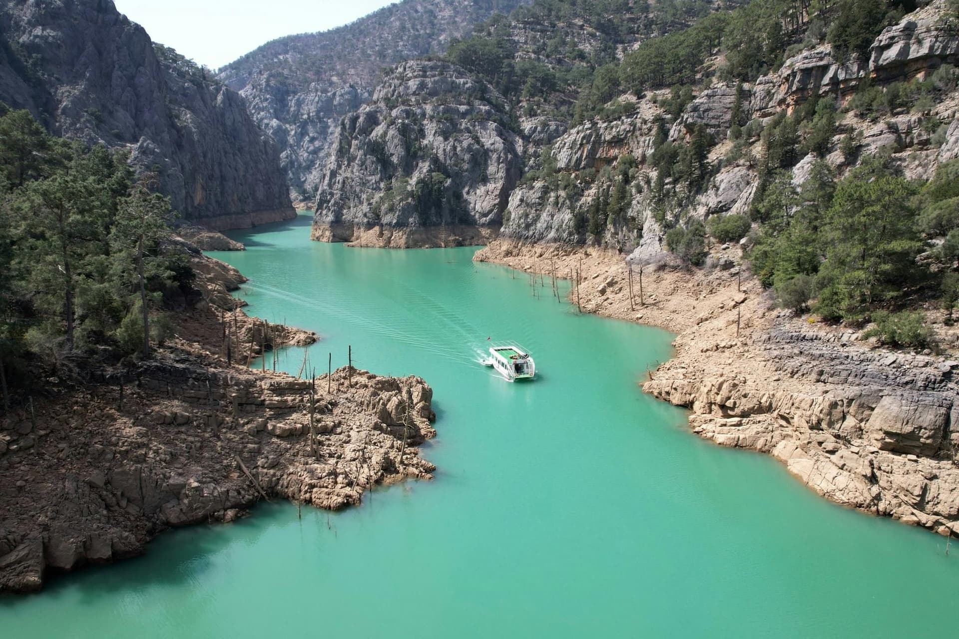 Croisière dans Green Canyon et le marché de Manavgat depuis Antalya