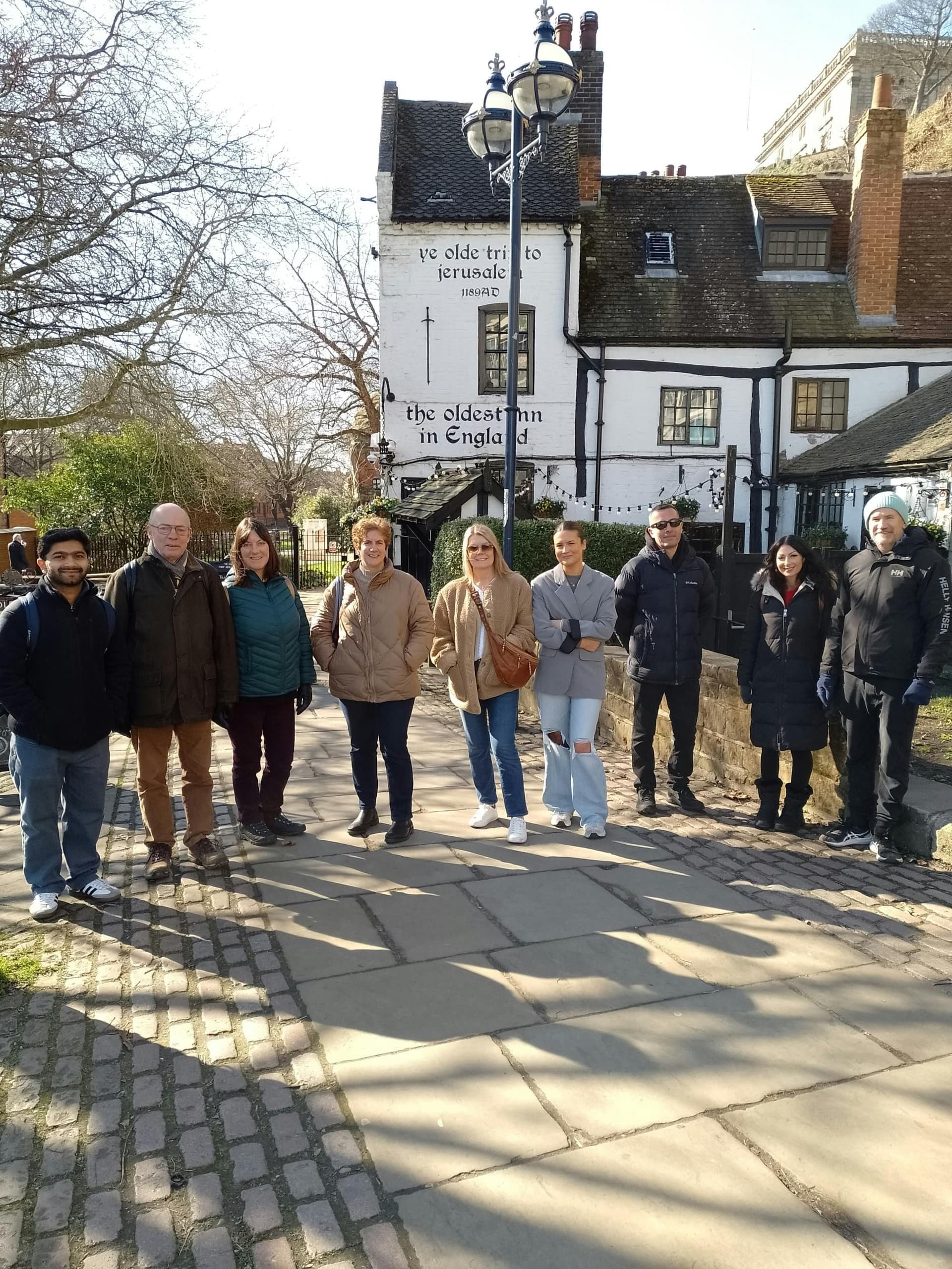 Visite à pied de la ville de Nottingham