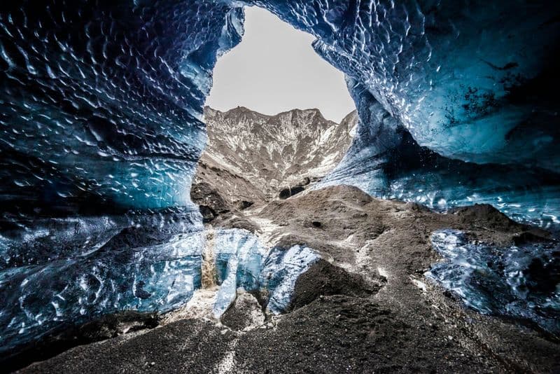 Billet Visite guidée de la grotte de glace de Katla en super Jeep au départ de Vik