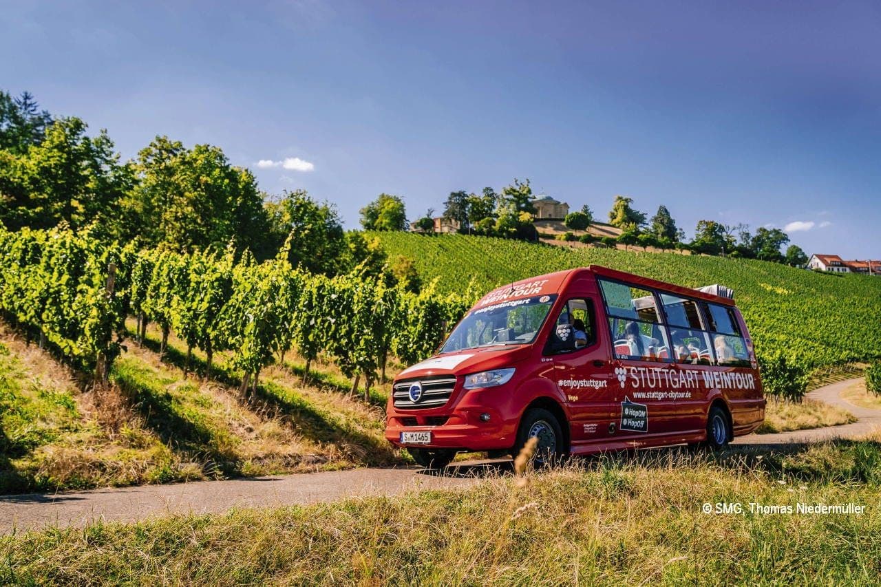Circuit en bus à arrêts multiples de 24 heures à Stuttgart - Route bleue et route des vins