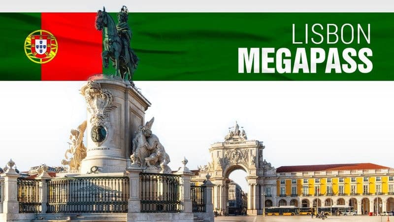 Billet Lisbon 16 attractions MegaPass Premium with Pena Palace, Jeronimos and more