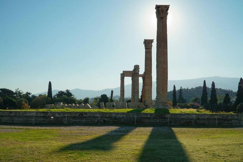 Billet Visite audio du temple de Zeus Olympien d'Athènes