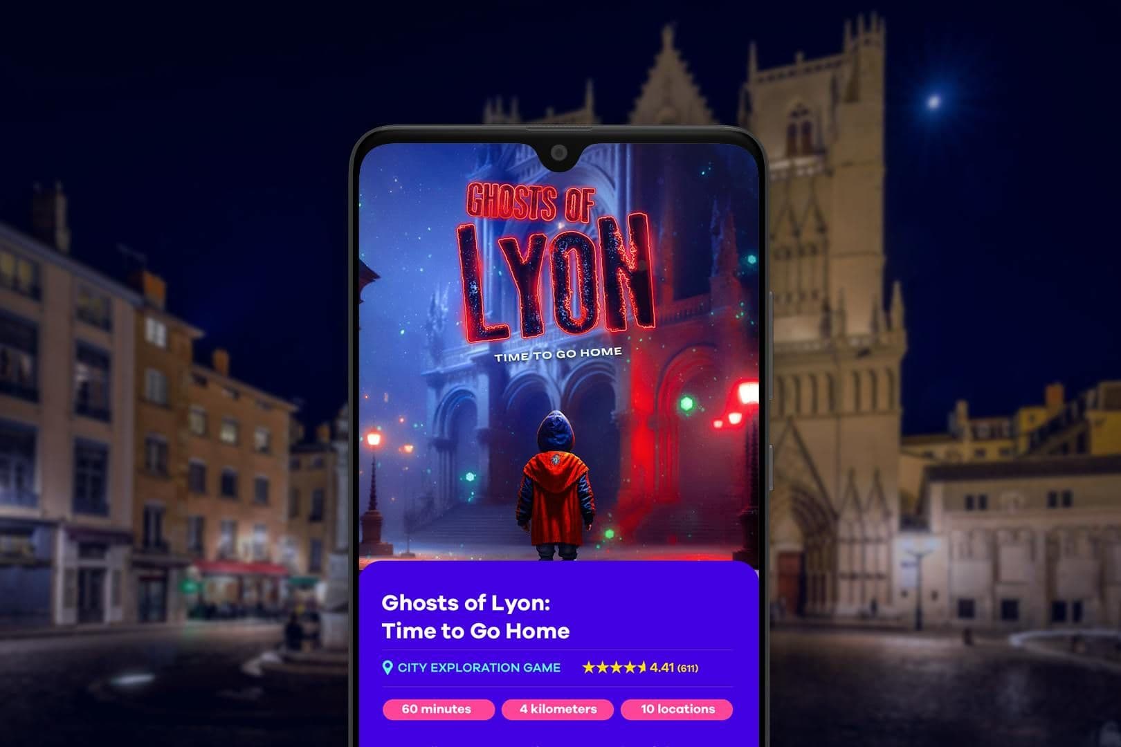 Billet Lieux hantés de Lyon et histoires de fantômes - Jeu dans la ville