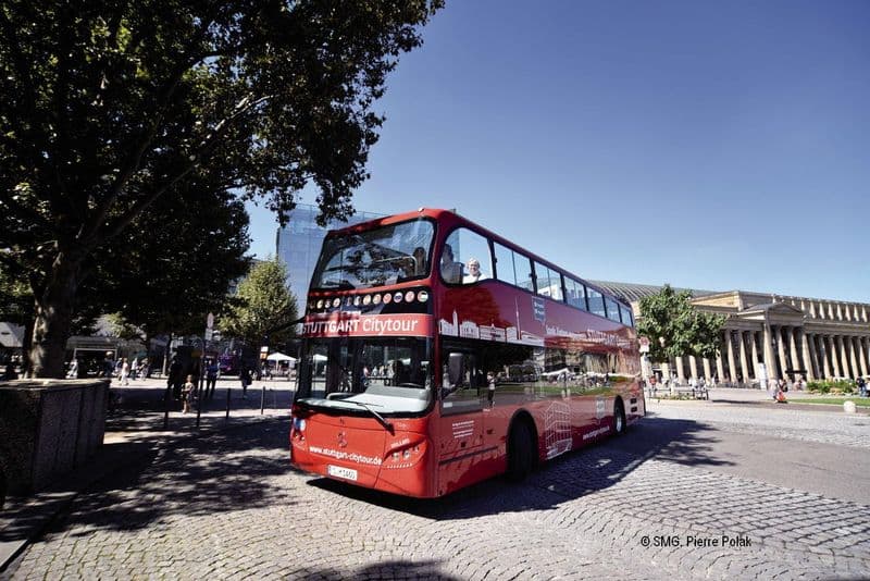 Circuit en bus à arrêts multiples de 24 heures à Stuttgart - itinéraire vert