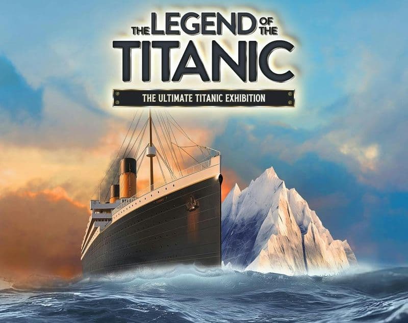 Billet The Legend of the Titanic exhibition ticket at Dock X