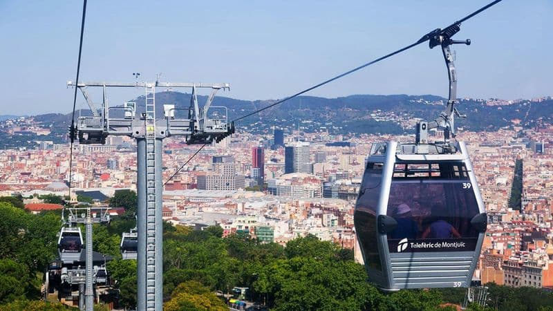Billet Billets pour le téléphérique de Montjuïc avec visite audio autoguidée
