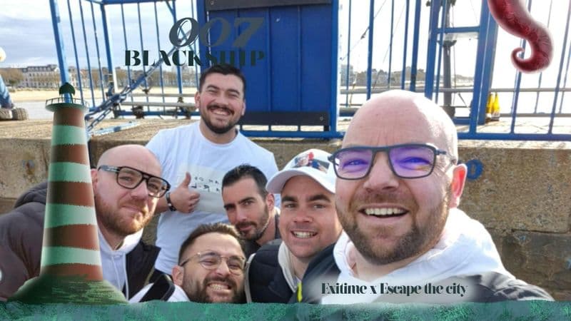 Billet 007 Blackship, outdoor city game in Saint-Nazaire