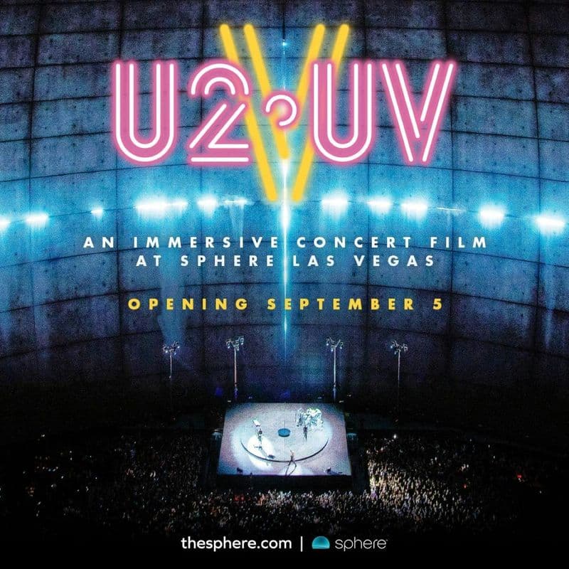 Billet V – U2 an immersive concert film at Sphere Las Vegas