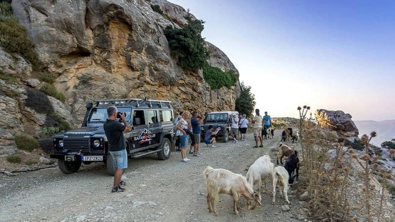 Excursion en 4x4 dans le sud de la Crète et gorges de Sarakina
