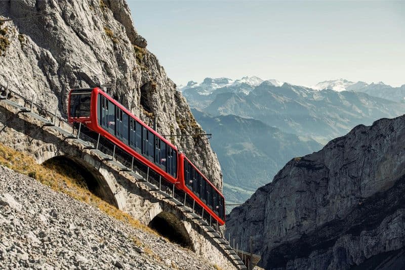 Billet Excursion autoguidée au Mont Pilate depuis Lucerne avec croisière en bateau