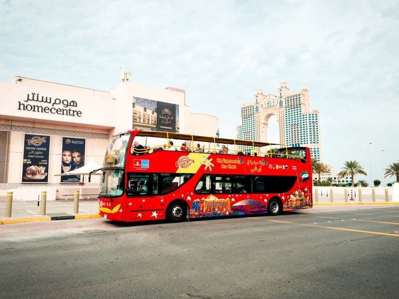 City Sightseeing hop-on hop-off  bus tour of Abu Dhabi