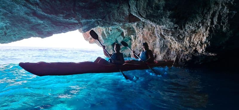 Excursion d'une demi-journée en kayak de mer à Zante