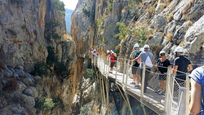 Billet Visite à pied du Caminito del Rey en groupe