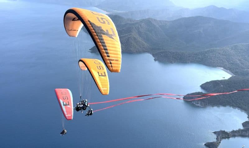 Billet Parapente au mont Tahtali à Antalya et téléphérique du mont Olympe avec transfert