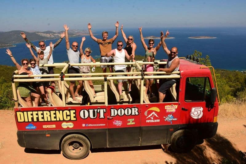 4x4 Tour in the Forest with Boat Trip and Lunch in Bodrum