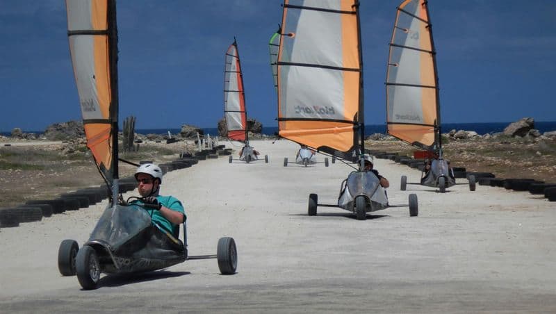 Excursion en char à voile à Bonaire
