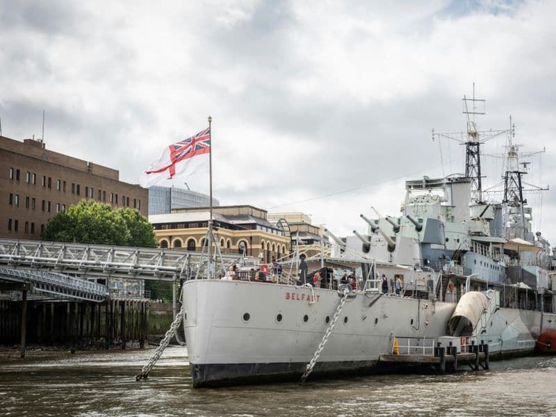 Billet Visite de la Seconde Guerre mondiale avec billets pour les Churchill War Rooms et le HMS Belfast