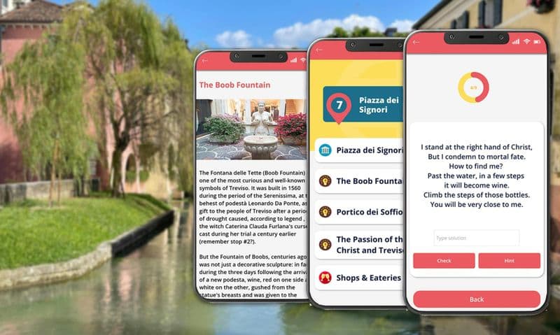 Billet Treviso self-guided treasure hunt and walking tour