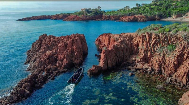 Billet Croisière et plongée avec masque et tuba dans les calanques de l'Estérel au départ de Cannes