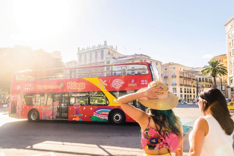 Visite touristique en bus à arrêts multiples de Malaga avec Malaga Experience