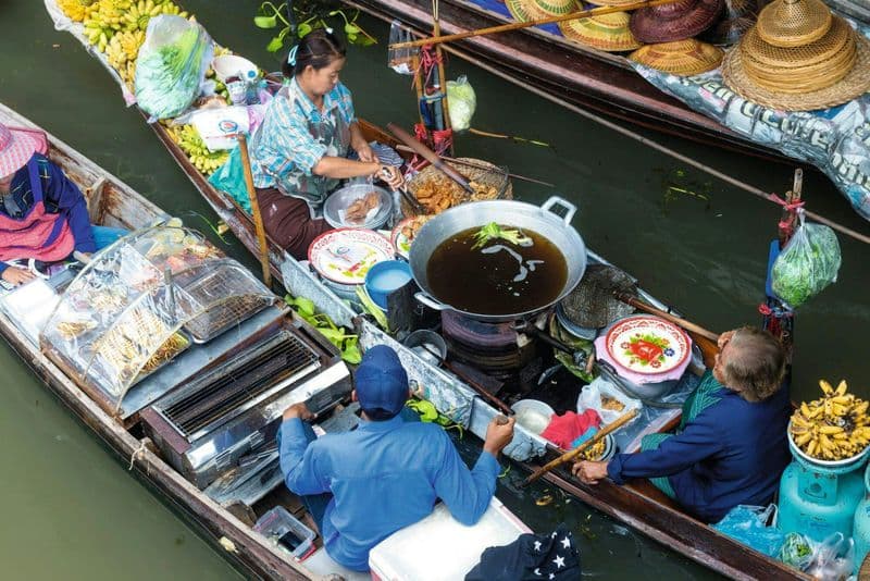 Billet Visite du marché flottant de Damnoen Saduak