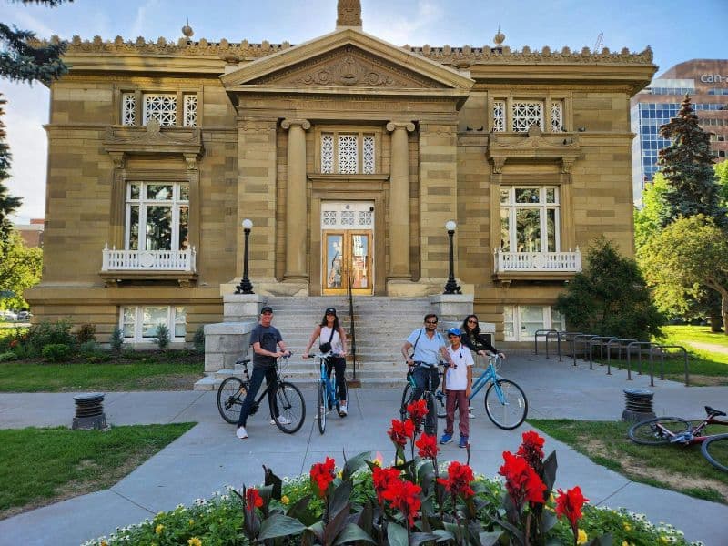 Visite à vélo de la ville de Calgary sur le sentier de la rivière Bow
