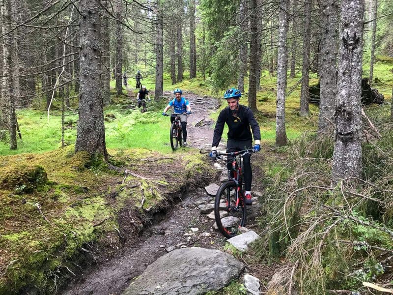 Visite guidée en VTT à travers les collines de Voss