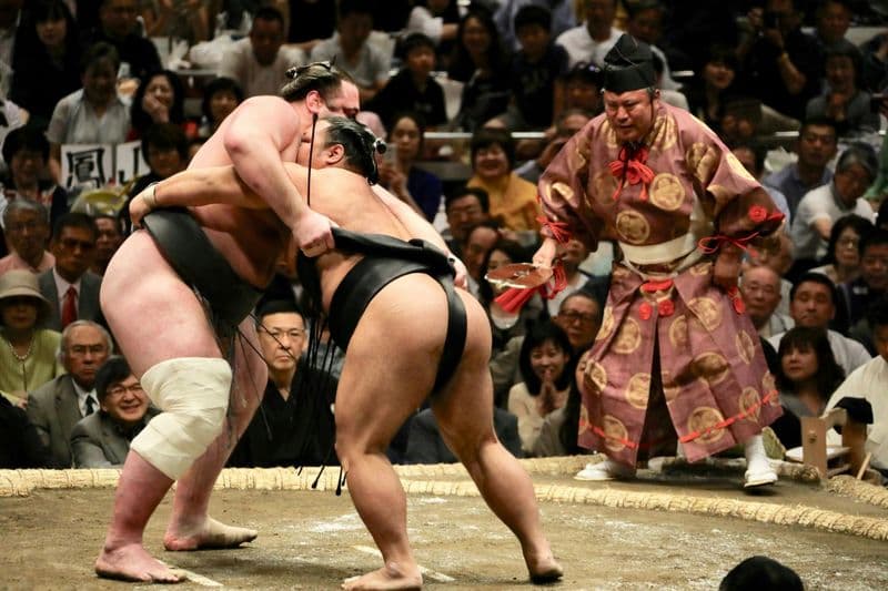 Grand tournoi de sumo avec visite à pied du château de Nagoya