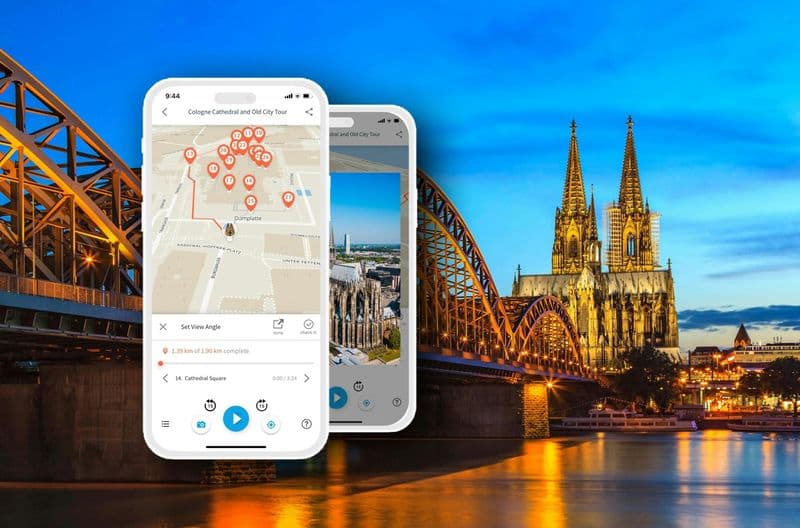 Billet Visite de la ville et de la cathédrale de Cologne avec application audioguide