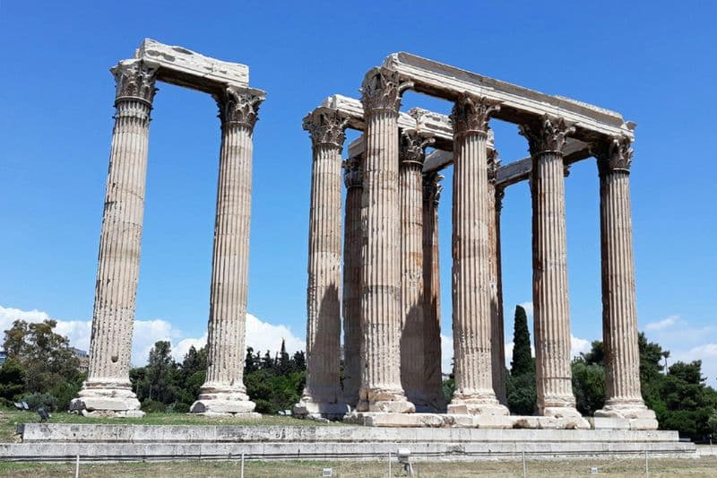 Billet Athènes : Temple de Zeus Olympien Billet électronique avec visite audio sur votre téléphone