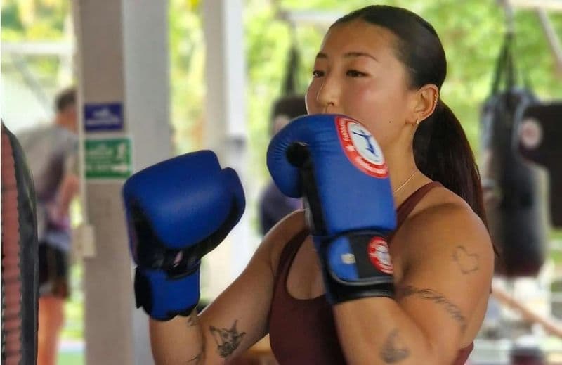Private Muay Thai boxing class for beginners in Koh Pha Ngan