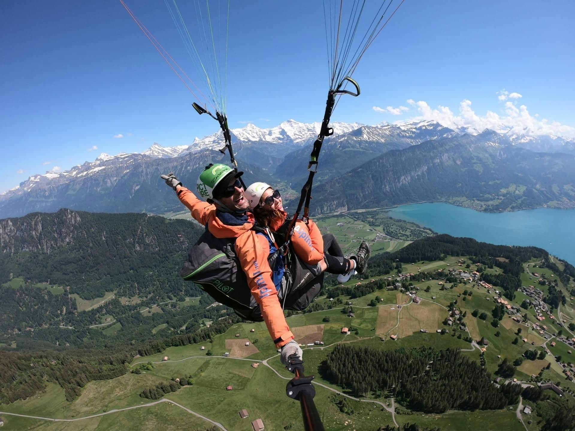 Billet Vol en parapente à Interlaken