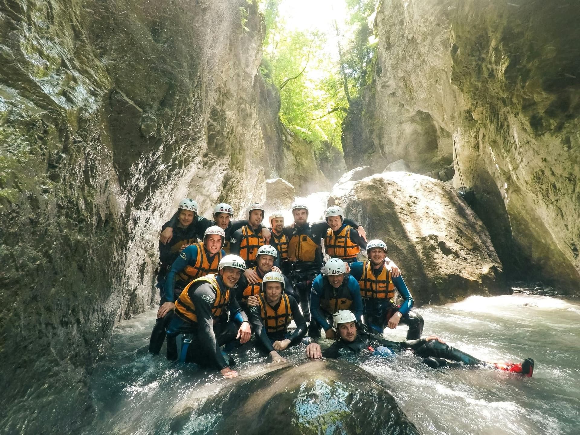 Billet Expérience de canyoning d'une demi-journée à Interlaken