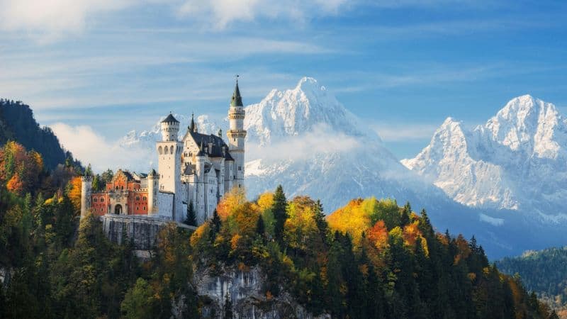 Billet Neuschwanstein, Linderhof et visite panoramique en bus à Oberammergau