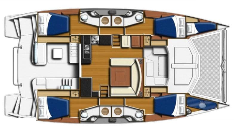 Billet Location de bateau - Robertson and Caine Leopard 48 (Multihull)
