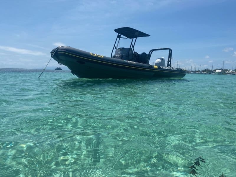 Billet Location de bateau - Highfield patrol 700 route du rhum (Semi-rigid)