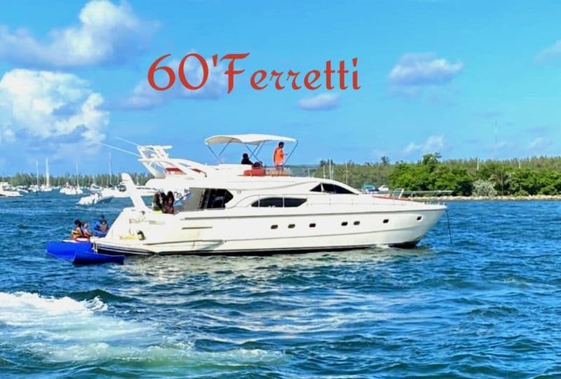 Billet Location de bateau - Ferretti 60 (Yacht)