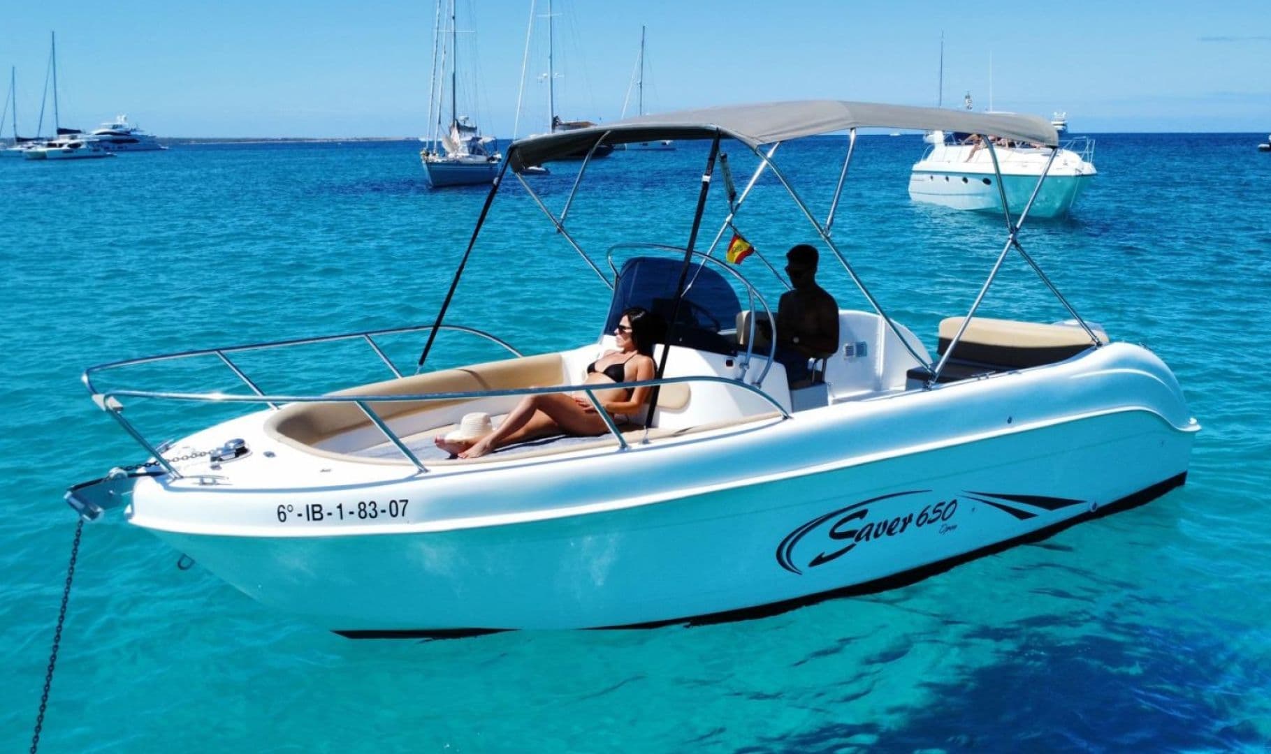 Billet Location de bateau - Saver 650 open (Motorboat)