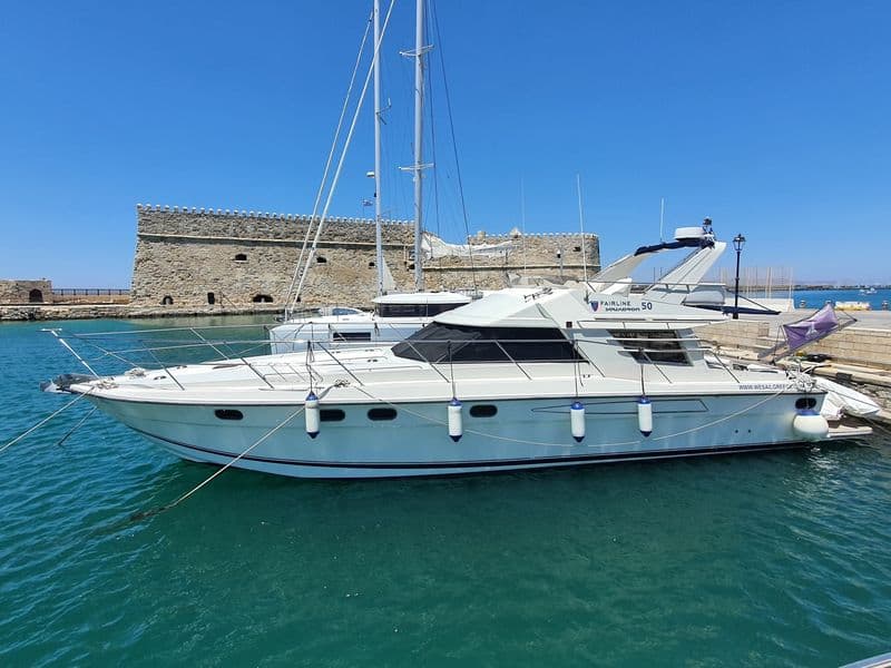 Billet Location de bateau - Fairline Squadron 50 (Yacht)