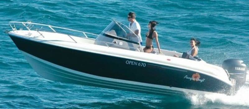 Billet Location de bateau - Pacific Craft 670 Open Trendy North Shor (Motorboat)