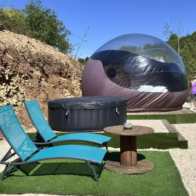 Nuit en Bulle avec Spa Privatif près de Rodez