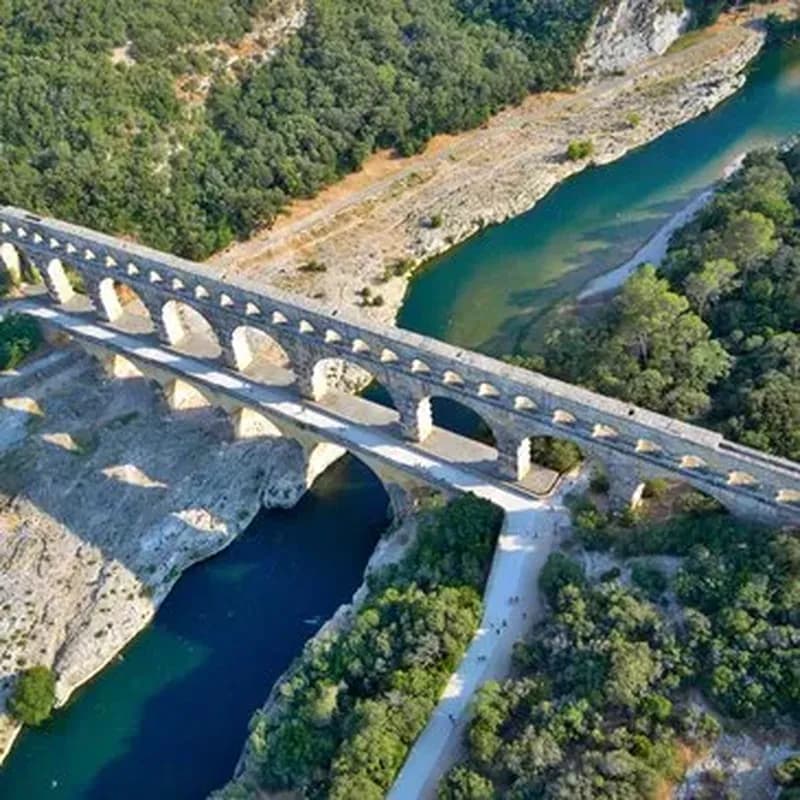 Vol en ULM Autogire à Nîmes - Survol du Pont du Gard