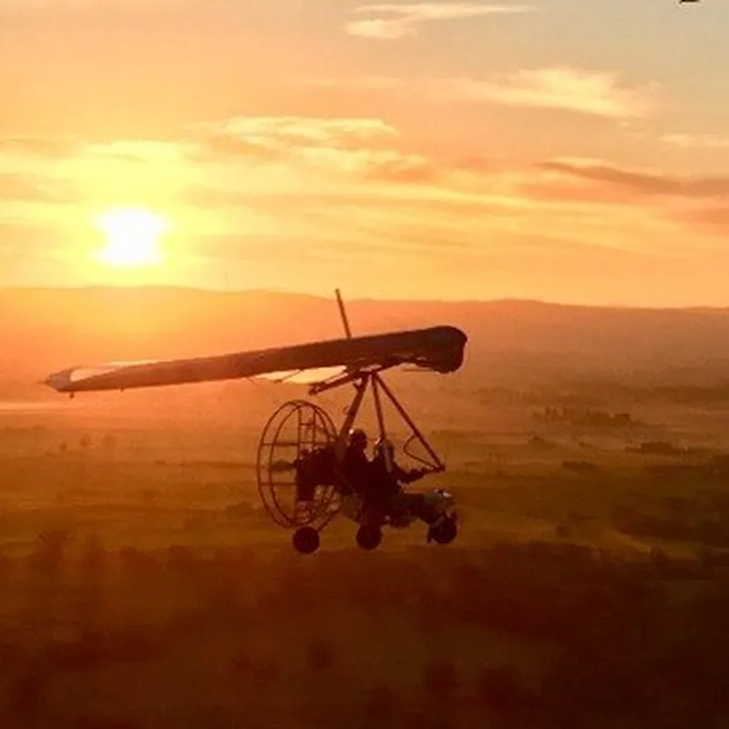 Baptême en ULM Pendulaire dans le Cantal