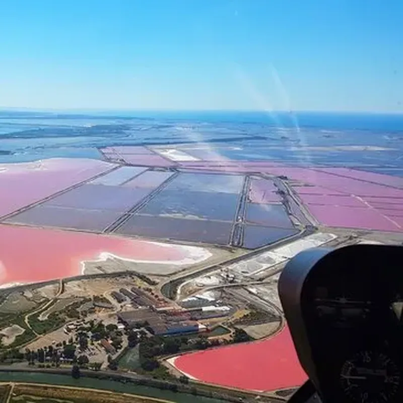 Baptême en Hélicoptère - Survol de la Camargue