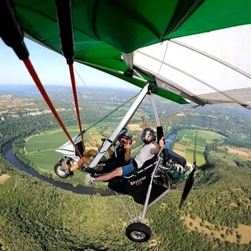 Baptême en ULM Pendulaire près de Villefranche-de-Rouergue
