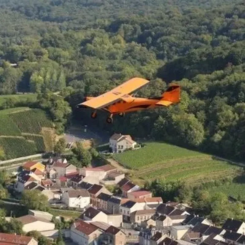 Baptême en Avion  ULM à Reims - La Marne