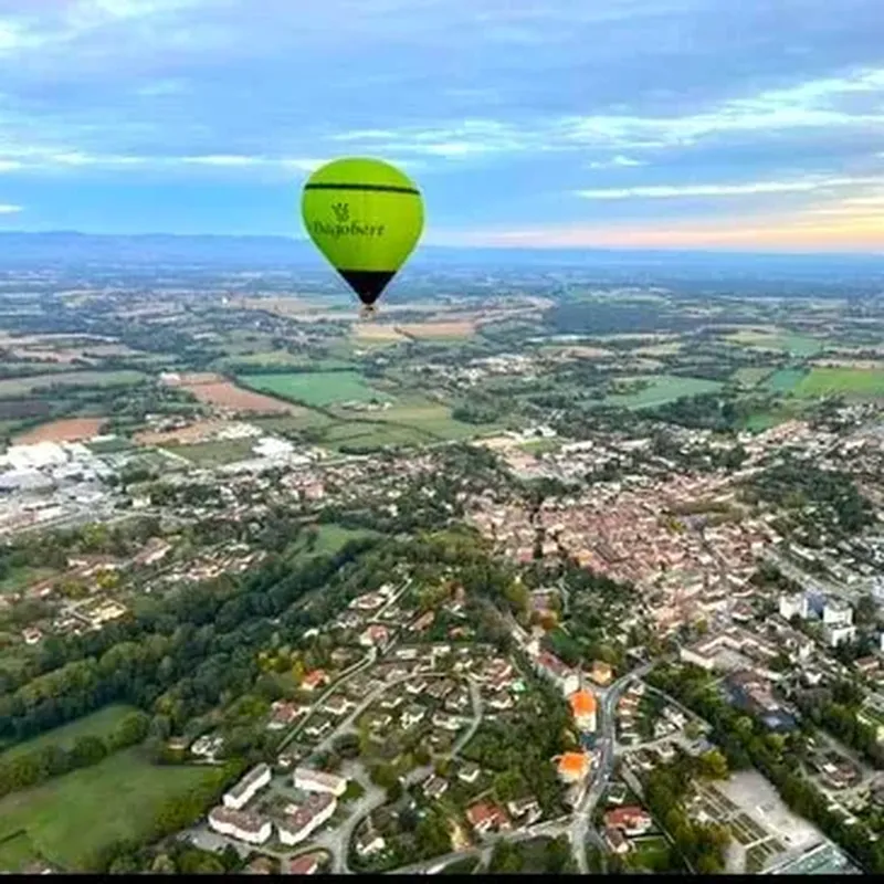 Survol de la Dombes en Montgolfière