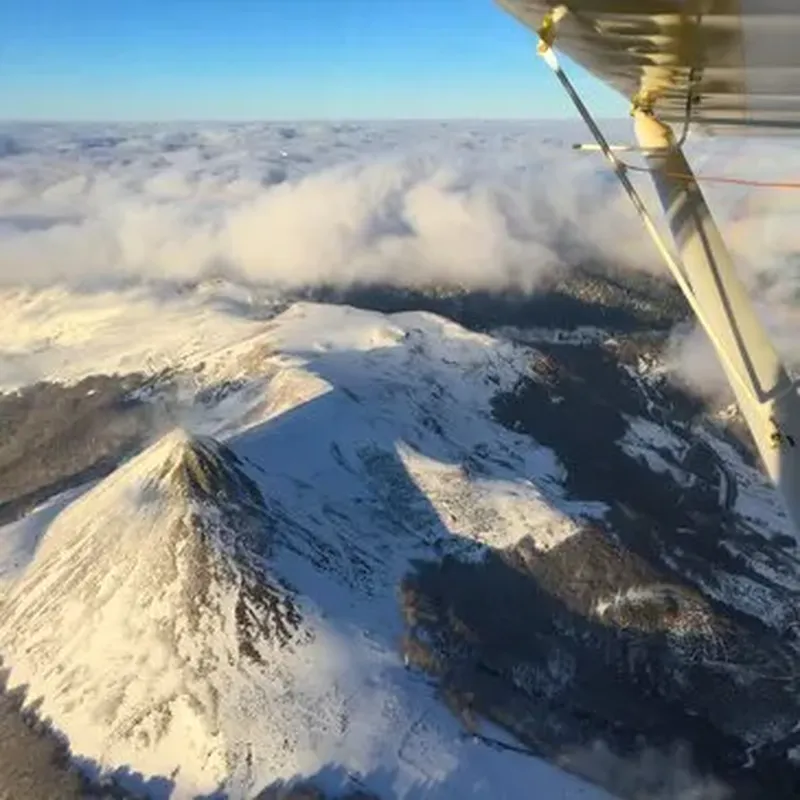 Vol en ULM Multiaxe à Saint-Flour - Survol des Volcans d'Auvergne