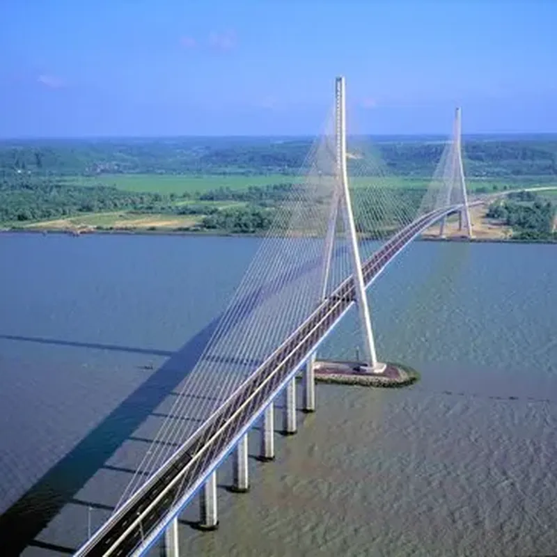 Baptême en Paramoteur - Pont de Normandie et Marais Vernier