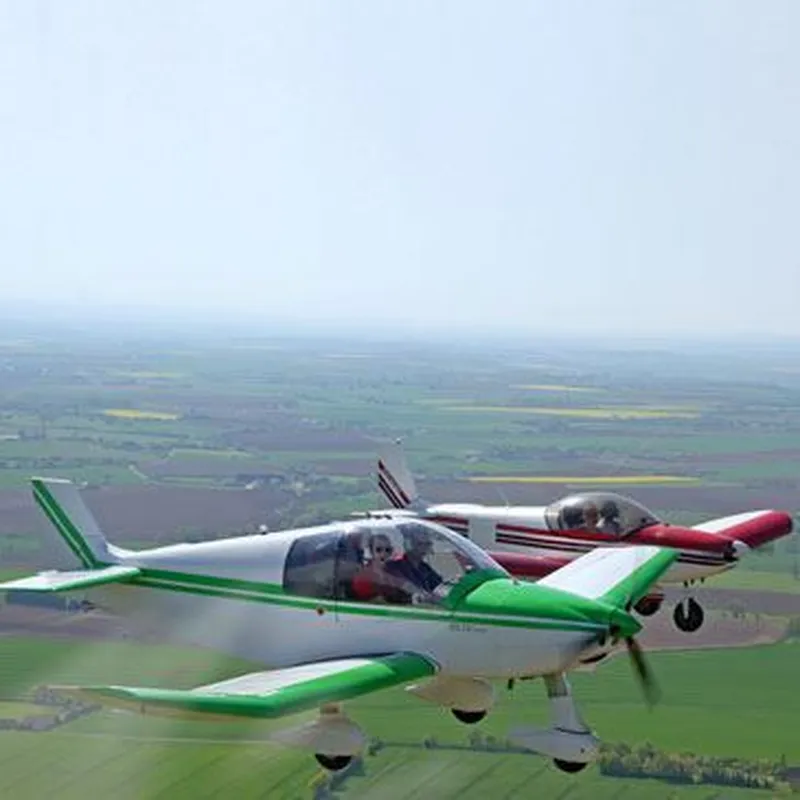 Baptême en ULM Multiaxe près du Mans - Survol de la Sarthe